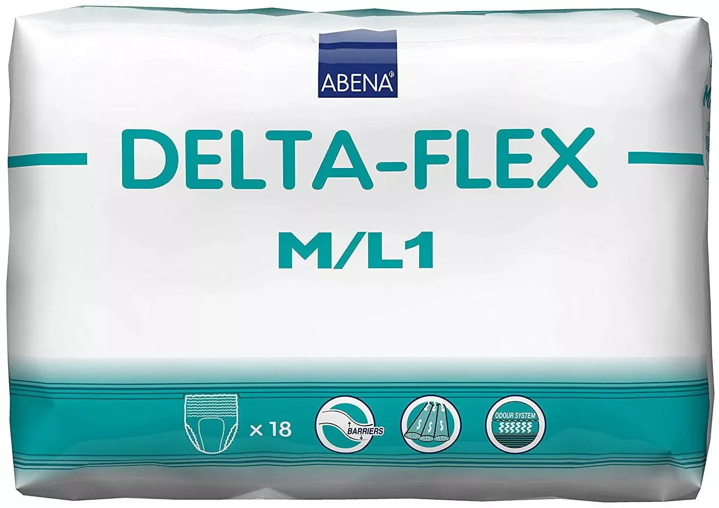 Abena Delta-Flex L1 Unisex Adult Absorbent Underwear