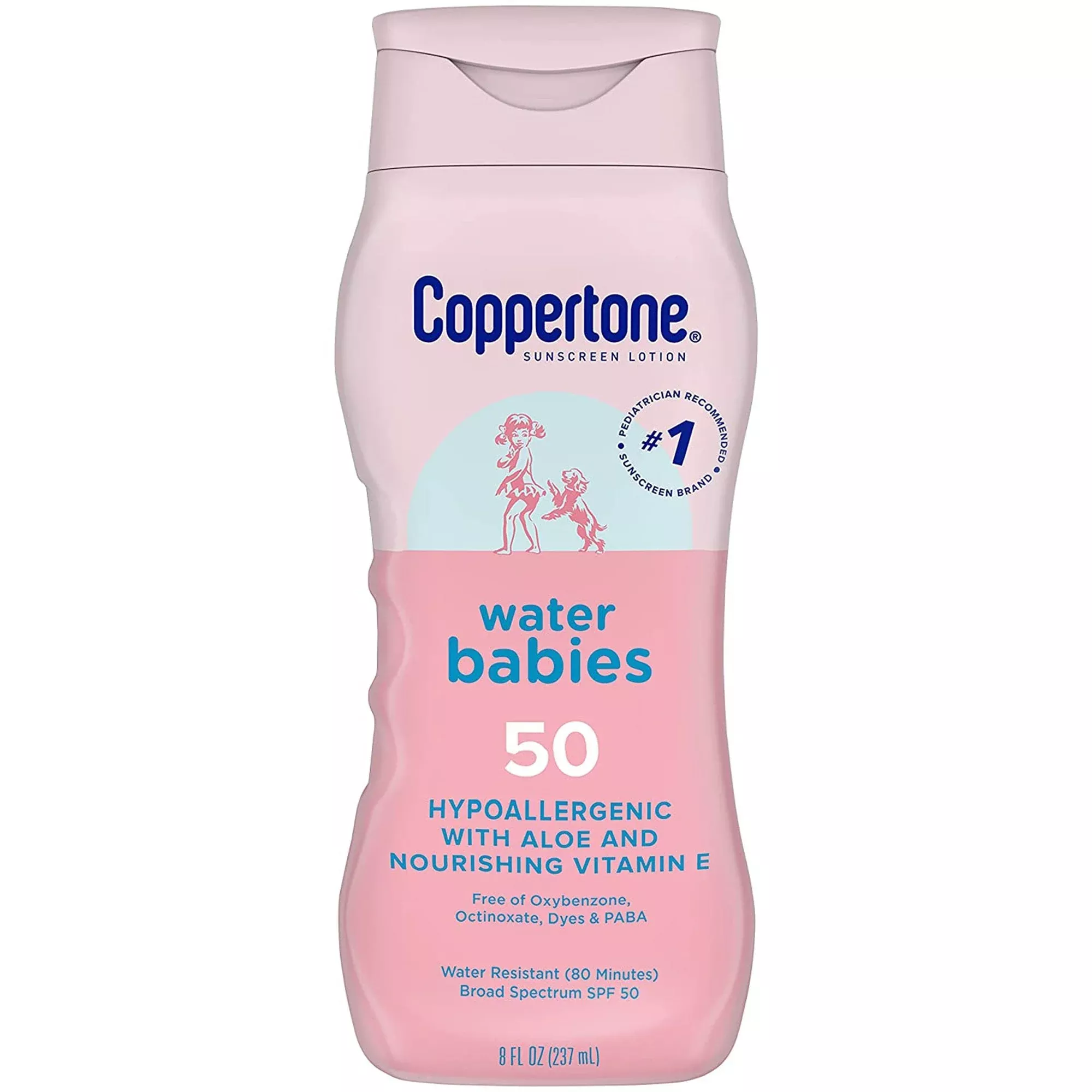 Coppertone Water Babies Protector Solar FPS 50 Loción 237 ml Botella - Unidad