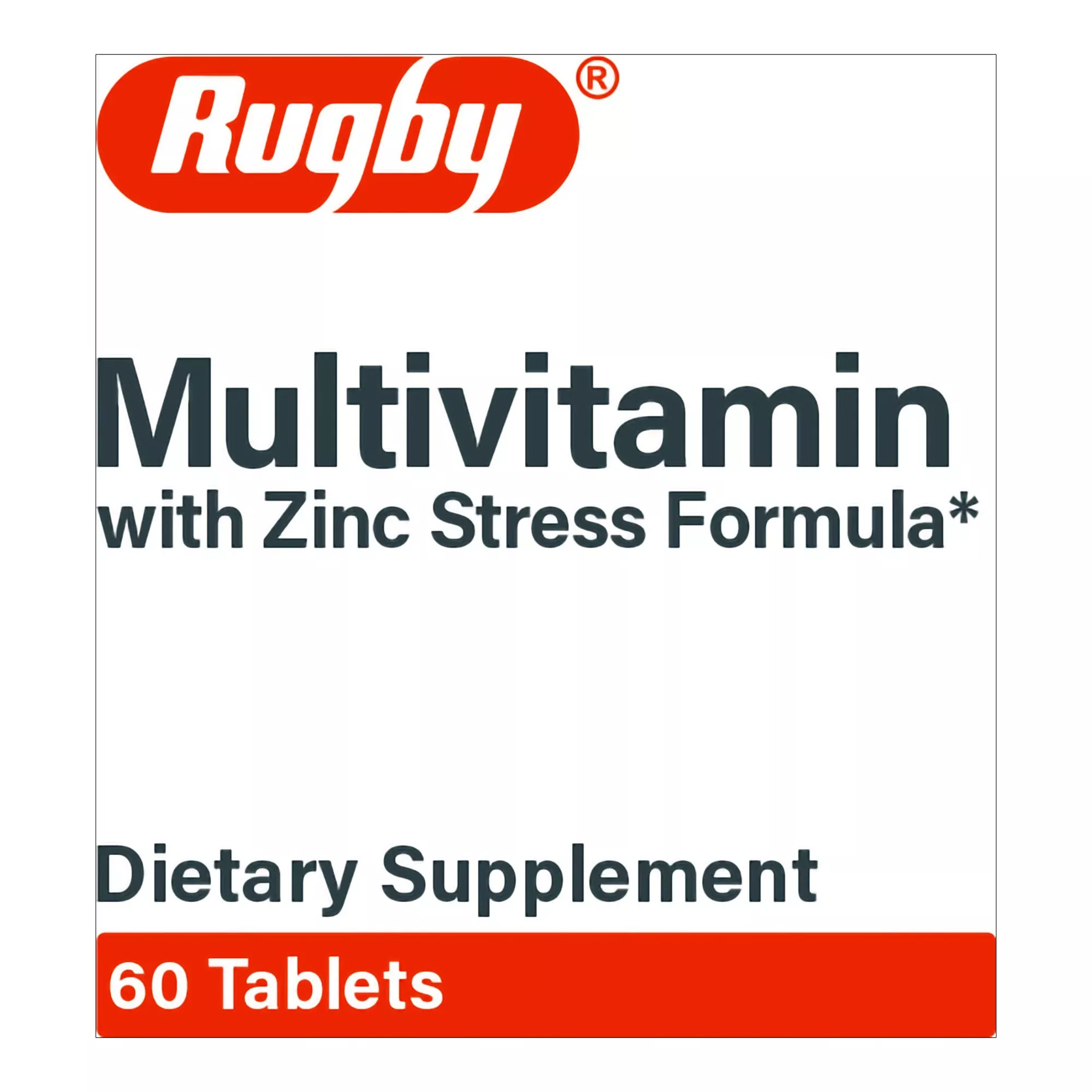 Fórmula de zinc para el estrés Suplemento multivitamínico Vitamina C 500 mg Comprimido de alta potencia 60 por frasco - Frasco