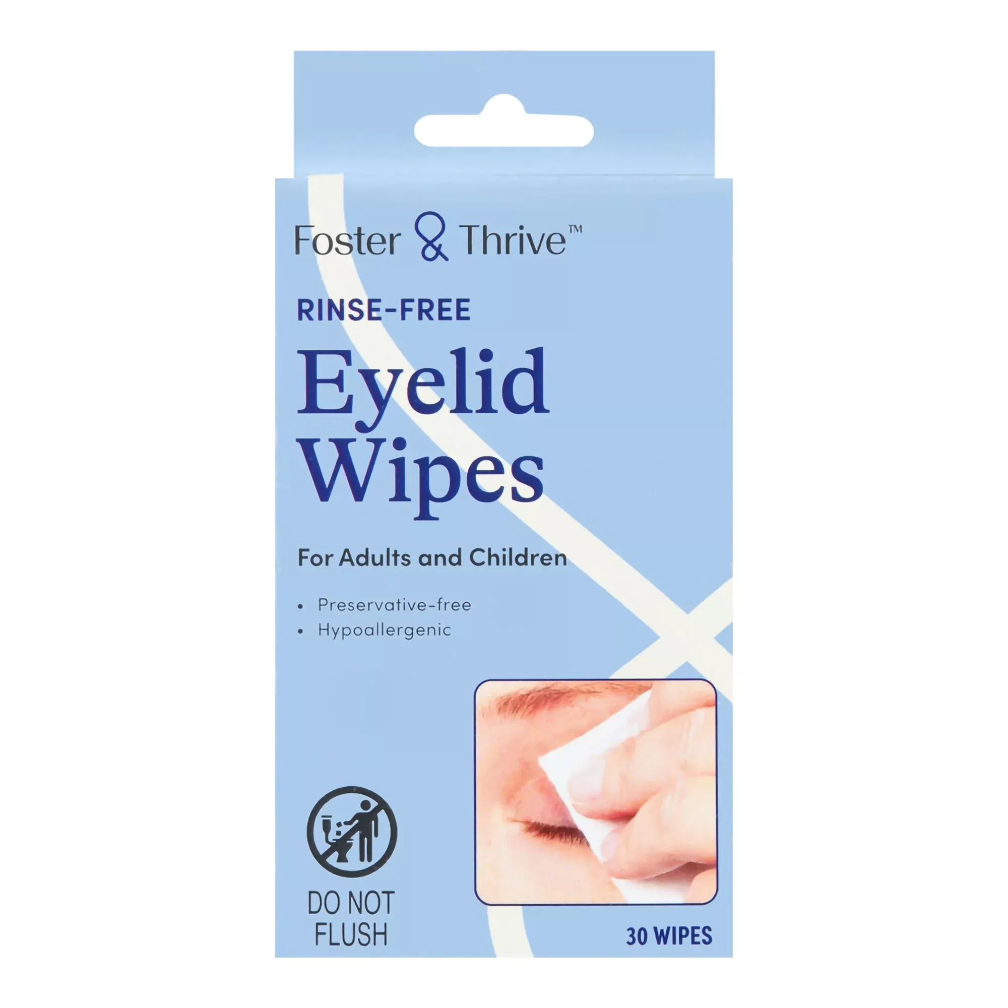 Foster & Thrive Eyelid Cleansing Wipes