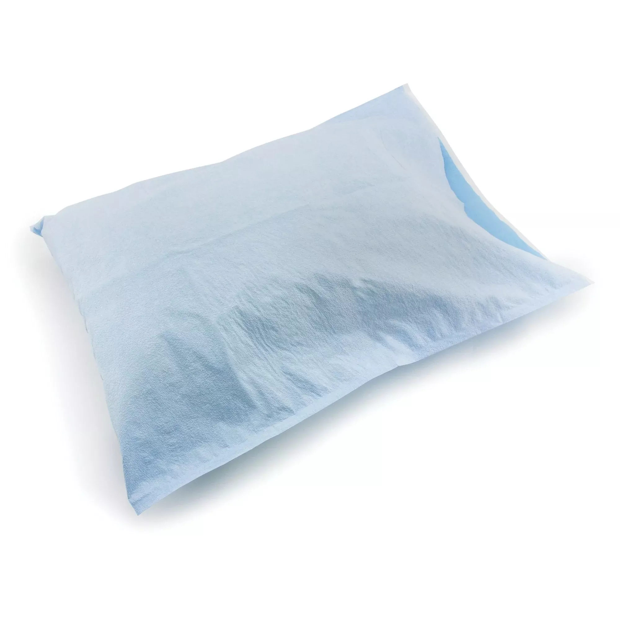 Funda de almohada estándar azul desechable McKesson - Caja de 100 unidades