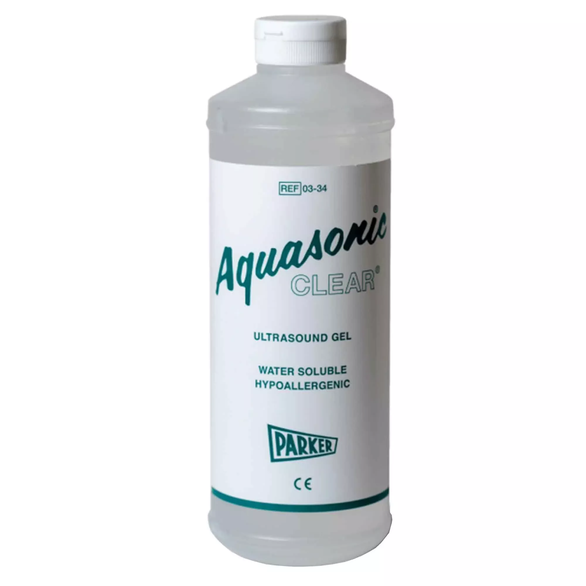 Gel de ultrasonido de alta viscosidad Aquasonic Clear botella de 6 unidades litro, no estéril Caja de 6 unidades