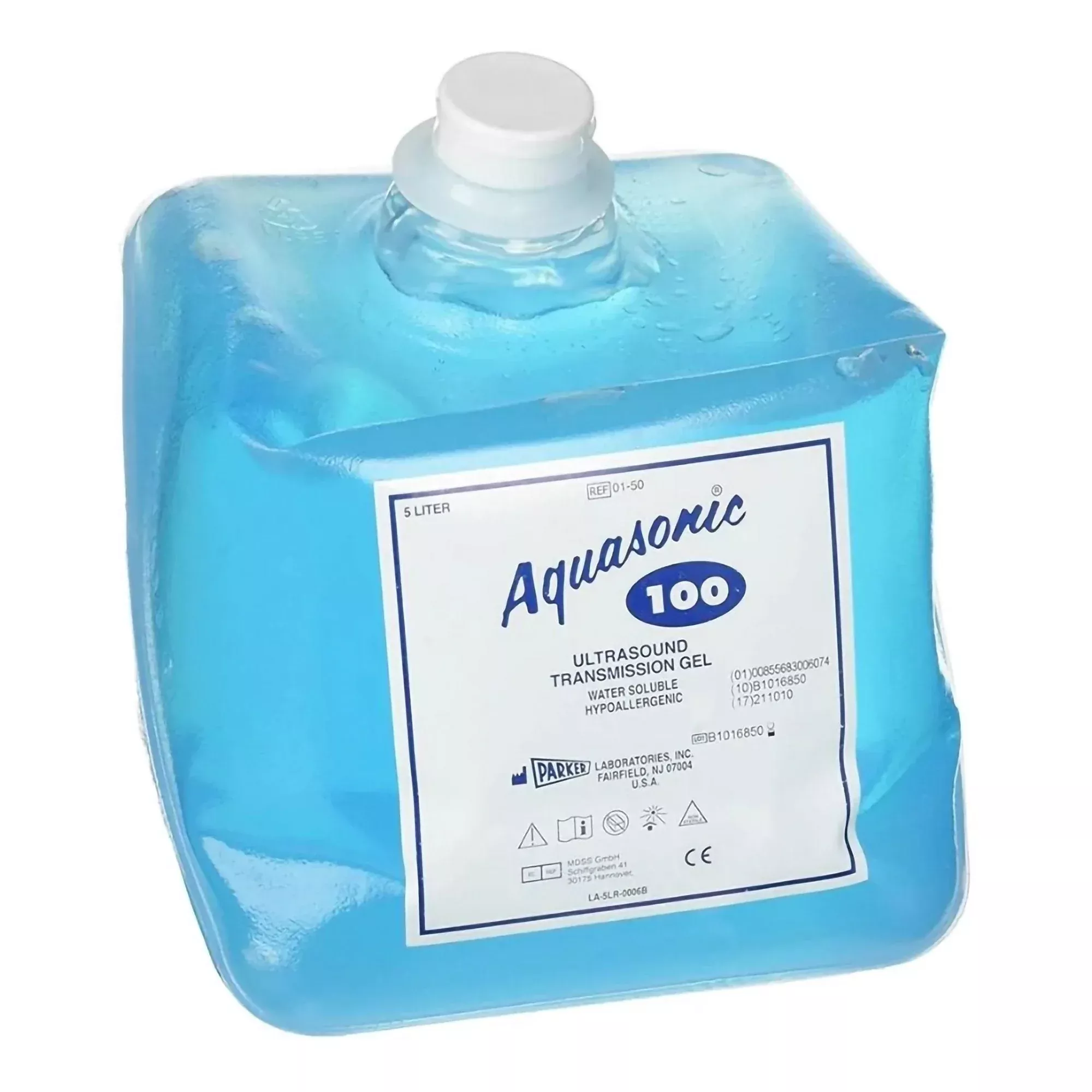 Gel para ultrasonido Aquasonic de alta viscosidad, garrafa de 5 litros, no estéril - Cada uno