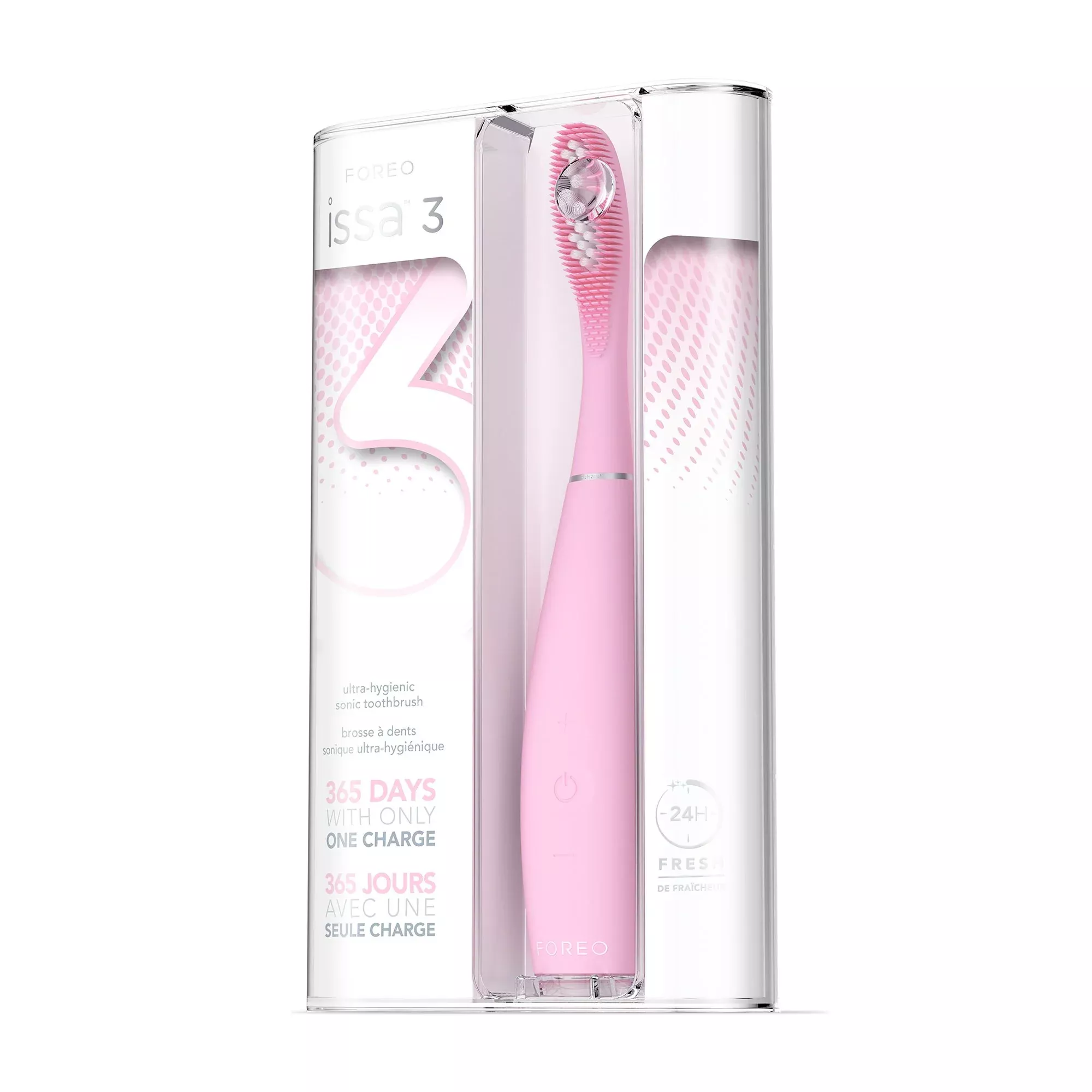 ISSA 3 Cepillo de Dientes Sónico Rosa Perla Adulto Polímero - Unidad