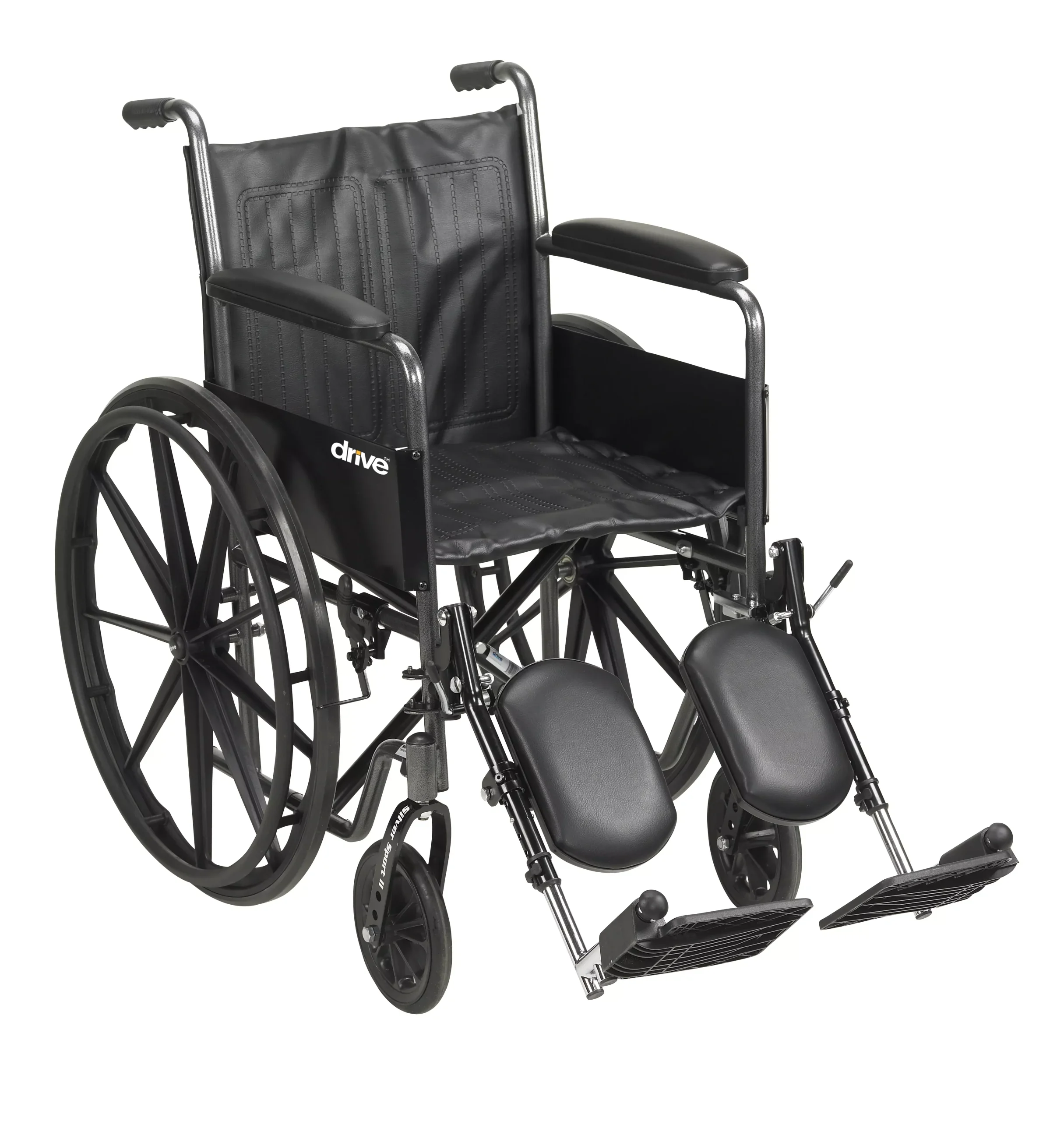 McKesson Standard Wheelchair with Swing-Away Elevating Legrests