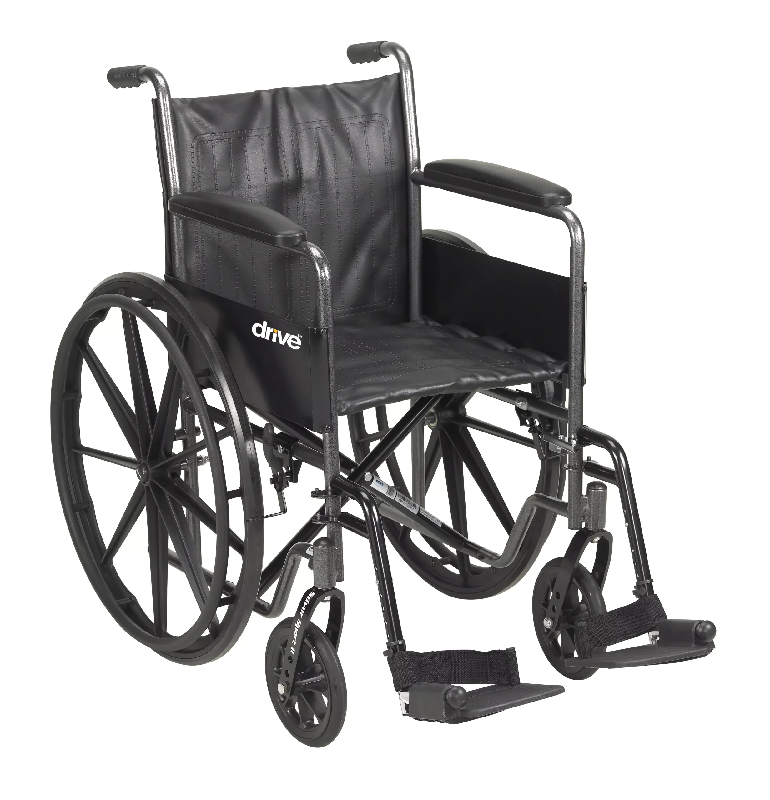 McKesson Standard Wheelchair with Swing-Away Footrests