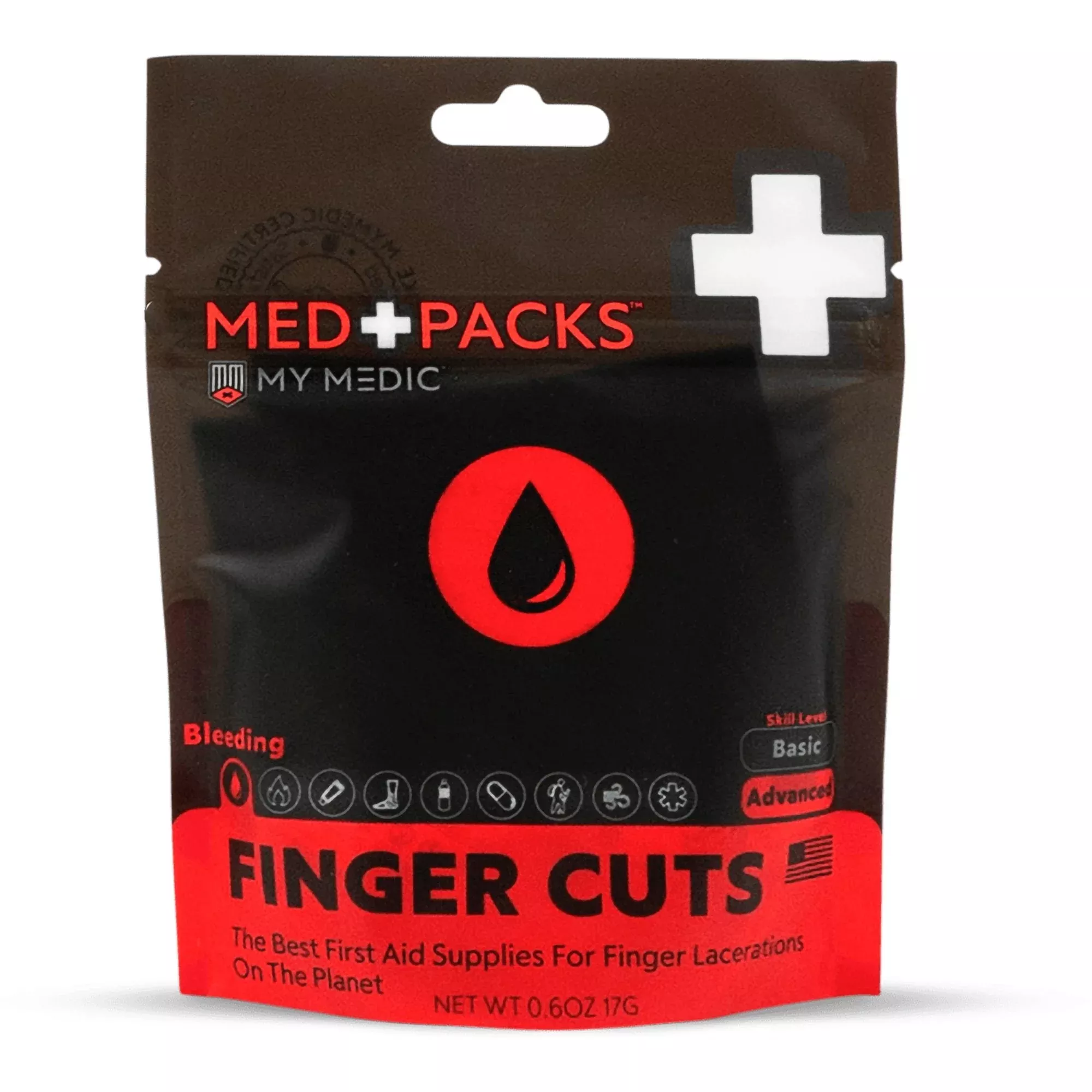 My Medic MED PACKS Botiquín de Primeros Auxilios para Cortaduras en Dedos - Unidad