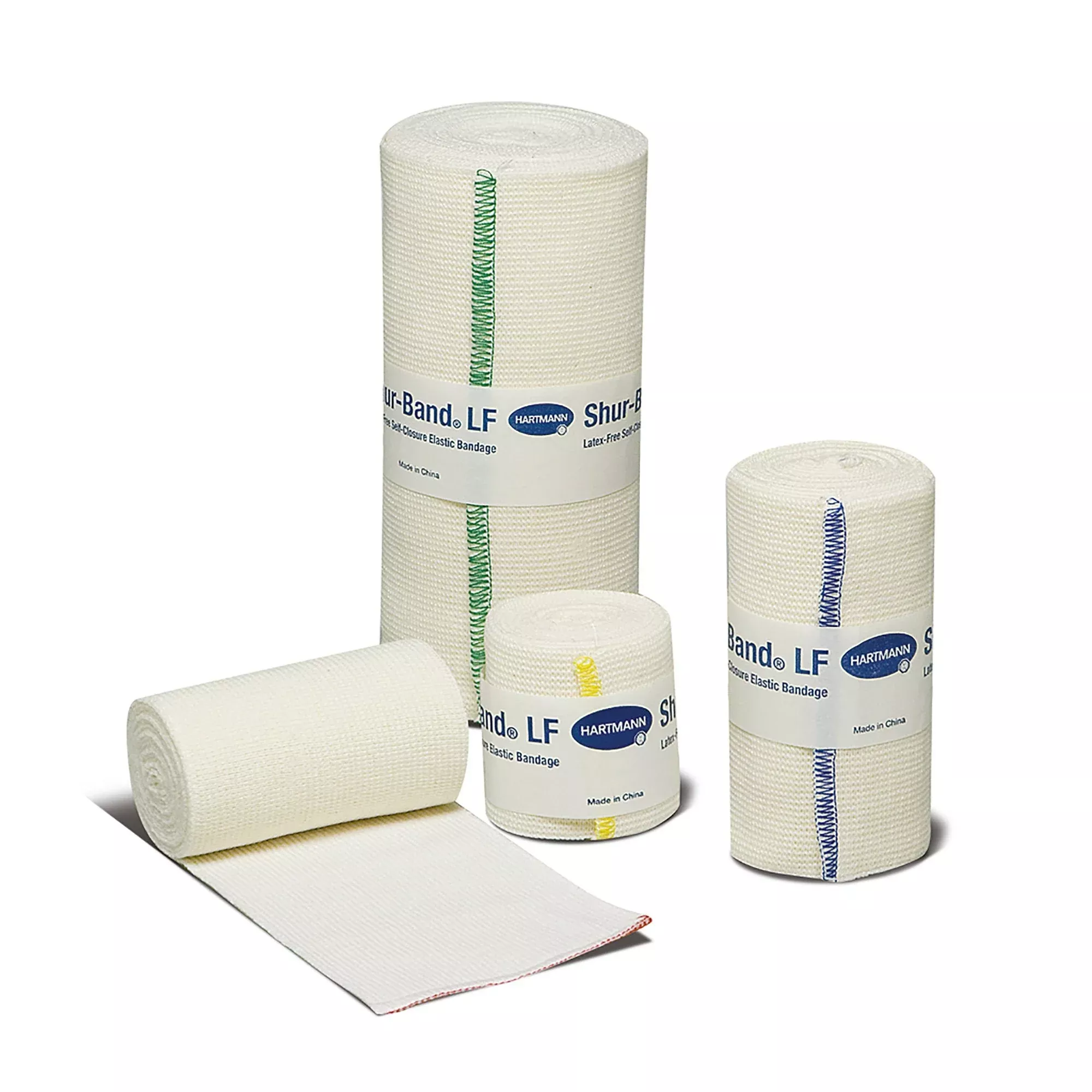 Shur-Band Venda Elástica Sin Látex 15 cm X 9,1 m Doble Longitud Cierre Simple de Gancho y Bucle Natural - Caja